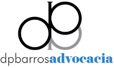 logotipo pequeno com fundo branco e título do escritório DPBarros Advocacia